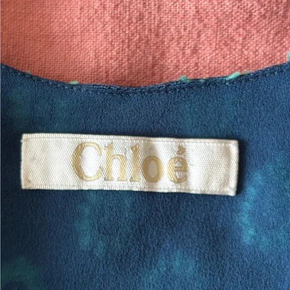 CHLOE Sleeveless Blouse Size M - Picture 5 of 6